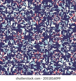 Seamless abstract pattern with floral ornament
