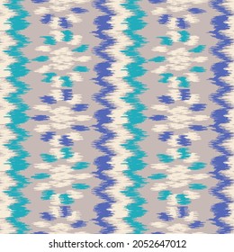 Seamless abstract pattern with floral ornament
