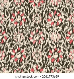Seamless abstract pattern with floral ornament
