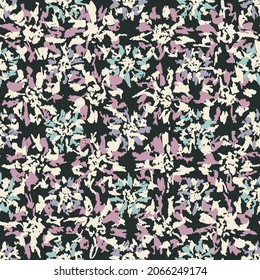 Patrón abstracto sin inconvenientes con adorno floral
