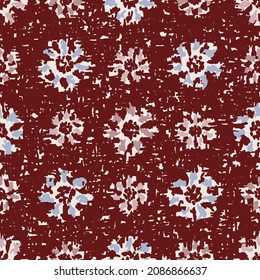 Seamless abstract pattern with floral ornament
