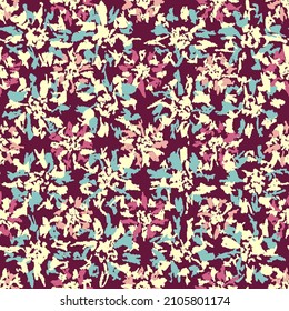 Patrón abstracto sin inconvenientes con adorno floral
