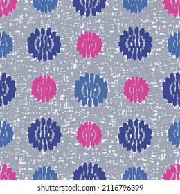 Seamless abstract pattern with floral ornament
