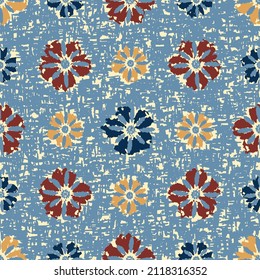 Nahtlose abstrakte Muster mit blumengeschmückten Ornamenten
