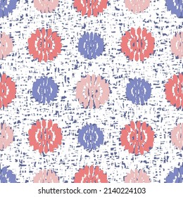 Seamless abstract pattern with floral ornament
