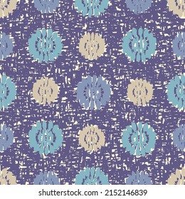 Seamless abstract pattern with floral ornament
