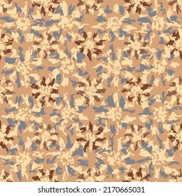 Seamless abstract pattern with floral ornament
