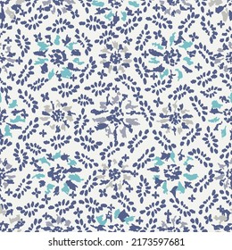 Patrón abstracto sin inconvenientes con adorno floral
