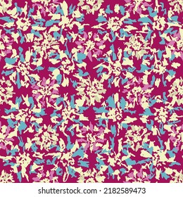 Patrón abstracto sin inconvenientes con adorno floral
