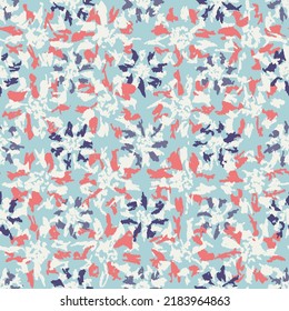 Seamless abstract pattern with floral ornament
