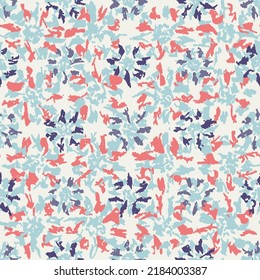 Seamless abstract pattern with floral ornament
