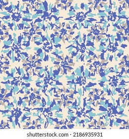 Seamless abstract pattern with floral ornament
