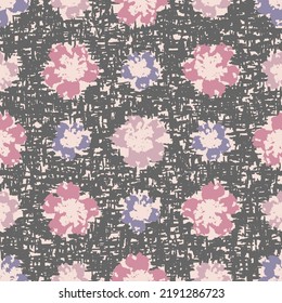Seamless abstract pattern with floral ornament

