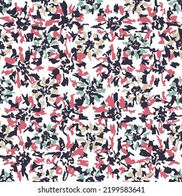 Nahtlose abstrakte Muster mit blumengeschmückten Ornamenten

