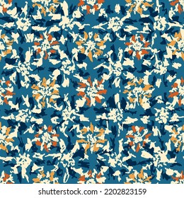 Nahtlose abstrakte Muster mit blumengeschmückten Ornamenten
