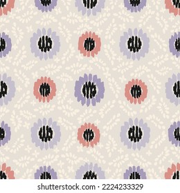 Patrón abstracto sin inconvenientes con adorno floral
