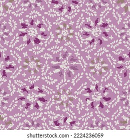 Seamless abstract pattern with floral ornament
