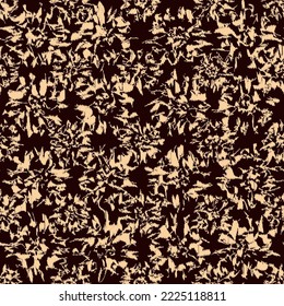 Seamless abstract pattern with floral ornament
