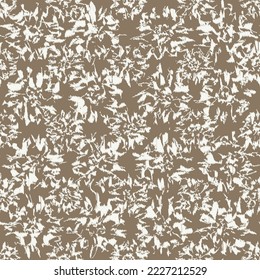 Seamless abstract pattern with floral ornament
