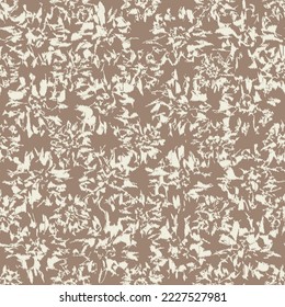 Seamless abstract pattern with floral ornament
