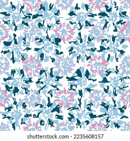 Seamless abstract pattern with floral ornament
