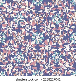 Seamless abstract pattern with floral ornament
