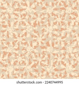 Seamless abstract pattern with floral ornament
