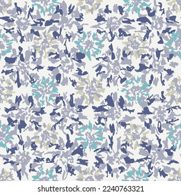 Seamless abstract pattern with floral ornament
