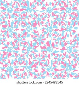 Seamless abstract pattern with floral ornament
