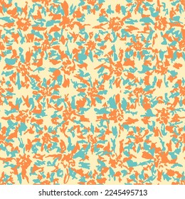 Seamless abstract pattern with floral ornament
