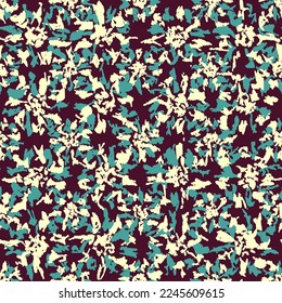 Patrón abstracto sin inconvenientes con adorno floral
