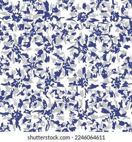Patrón abstracto sin inconvenientes con adorno floral
