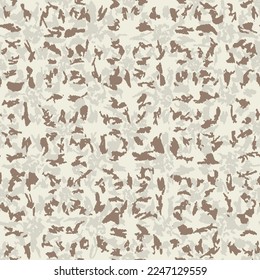 Seamless abstract pattern with floral ornament

