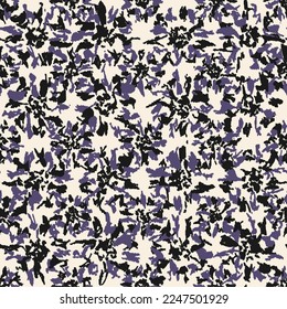 Seamless abstract pattern with floral ornament
