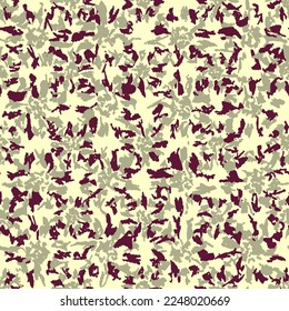 Patrón abstracto sin inconvenientes con adorno floral
