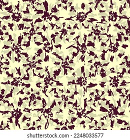 Patrón abstracto sin inconvenientes con adorno floral
