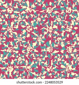 Seamless abstract pattern with floral ornament
