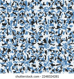 Seamless abstract pattern with floral ornament
