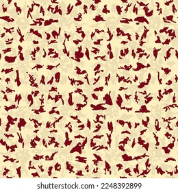 Seamless abstract pattern with floral ornament
