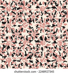 Seamless abstract pattern with floral ornament
