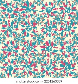 Patrón abstracto sin inconvenientes con adorno floral
