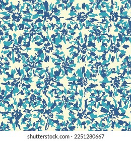 Seamless abstract pattern with floral ornament
