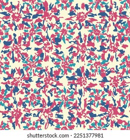 Seamless abstract pattern with floral ornament
