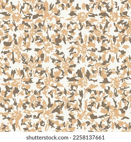 Seamless abstract pattern with floral ornament
