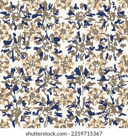 Seamless abstract pattern with floral ornament

