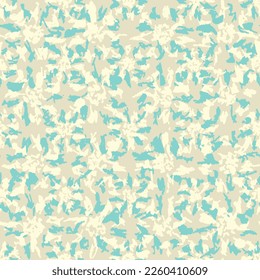 Seamless abstract pattern with floral ornament
