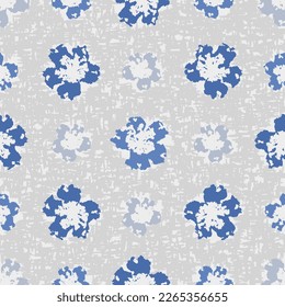 Seamless abstract pattern with floral ornament
