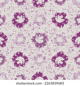 Seamless abstract pattern with floral ornament

