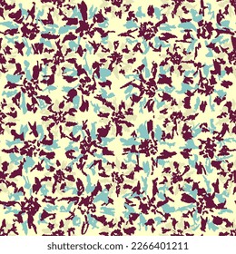 Seamless abstract pattern with floral ornament

