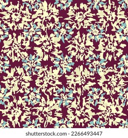 Patrón abstracto sin inconvenientes con adorno floral
